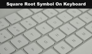 Square Root Symbol On Keyboard - PCB Tool Expert